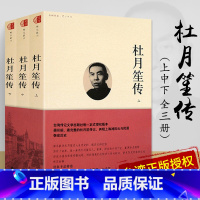 [全3册]杜月笙传 [正版] 杜月笙传台湾版 上中下3册 章君榖 杜月笙全传书籍 历史人物传记 自传正传大传 为人处