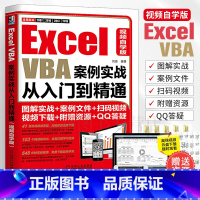 [正版]Excel VBA案例实战从入门到精通 excelvba自学入门书籍 经典代码大全编程教程书籍 计算机办公软件