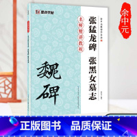 [1册]张黑女墓志 [正版]张猛龙碑字帖隶书入门教程书籍墨点毛笔字帖余中元教你学书法原碑帖技法讲解例子放大湖北美术出版社