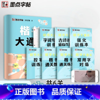 9册[扩展练习组合]楷书大通关+唐诗宋词 [正版]字帖楷书大通关荆霄鹏楷书入门基础训练硬笔书法字帖三步练字法小学生字帖楷