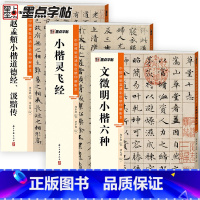 [3册]小楷 [正版]灵飞经文徵明赵孟頫汲黯传小楷3册帖高清彩色精印解析本馆藏珍本原碑帖毛笔字帖软笔书法练字帖软笔临摹碑
