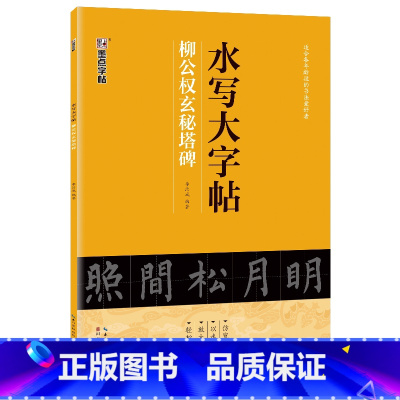 [1册]水写大字帖·柳公权玄秘塔碑 [正版]练毛笔字初学者水写大字贴加厚柳公权楷书空白水写布玄秘塔碑入门练习清水临摹学生