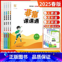 2025春[8下]语数英物 4本-江苏版 八年级/初中二年级 [正版]2025春新版非常课课通八年级上册下册语文数学英语