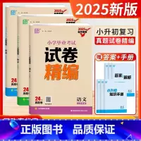 2025版[语数英]3本 江苏专用 小学升初中 [正版]备考2025年新版密卷通成学典小学毕业考试试卷精编小升初语文数学