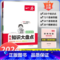 2024版]初中生物 初中通用 [正版]2024版23初中知识大盘点小四门大盘点初中必背知识点语文数学英语物理化学生物道