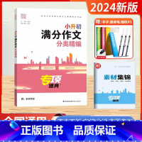 小升初.满分作文分类精编 [正版]2023新版小升初满分作文分类精编专项通典小学五六年级作文书大全小学生4-6年级分类获