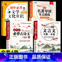[全4册]名著导读考点精炼+文言文+古诗文+文学常识 初中通用 [正版]2025版初中名著导读考点精练阅读名著导读与考点