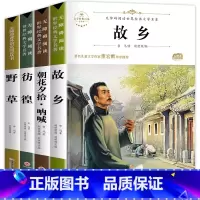 [全4册]鲁迅作品全集 [正版]配套考点故乡 野草 彷徨鲁迅原著全套4册六年级必读课外书鲁迅的书6年级课外阅读书籍老师散