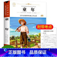 [正版]高尔基 童年 五年级下册课外书 名师指导百年百部经典世界名著小说文学 高尔基三部曲 在人间 我的大学 初中生必