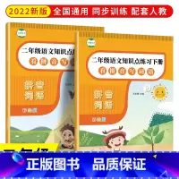 看拼音写词语(二年级上下册共2本) [正版]看拼音写词语二年级上册下册语文书同步训练人教版小学生一课一练阅读理解2年级下