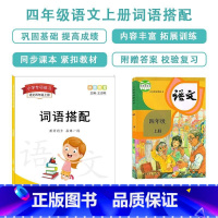 语文 四年级上 [正版]帝源四年级上册语文词语搭配课文词语同音形近字解释练习题语文强化练习练习册小学人教版同步练习题