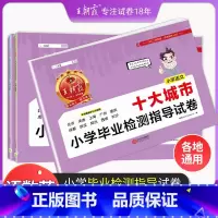 语文数学英语3本套装 小学通用 [正版]小升初城市卷王朝霞十大城市小学毕业检测指导卷真题小学升初中招生考试语文数学英语六