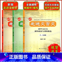走进文言文 6789年级(套装3本) 初中通用 [正版]走进文言文 6789年级 任选 初中文言文课外阅读与训练精选六七