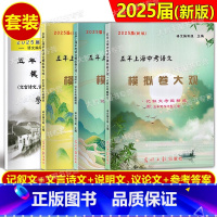 中考语文模拟卷大观(3本书+答案) 九年级/初中三年级 [正版]2025届新版五年上海中考语文模拟卷大观 记叙文+说