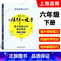 [正版]复旦五浦汇丛书 从陪伴到放手数学思维启蒙课时精练 六年级下册/6年级第二学期 黄玉峰主编 上海版配套教辅