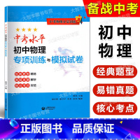 物理 全国通用 [正版]中考水平 初中物理专项训练与模拟试卷 中考物理分层训练 经典题型精练 易错真题解析 核心考点突