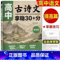 语文 [正版]2025新版高中古诗文拿稳30+分提高篇高中语文文言文知识技巧答题方法重点词句文学常识讲练结合高一高二高三