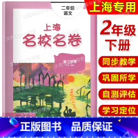 语文 [正版]2022新版上海名校名卷二年级下 语文 二年级第二学期/2年级下 统编版语文配套 模拟卷 华东师范大学出版