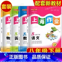 全套 八年级下 [正版]钟书金牌上海作业语文数学英语N版物理八年级第二学期/8年级下套装上海版初中教辅课后同步配套