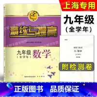 [正版]智慧学习步步高丛书 精练与提高 数学 九年级/9年级(全学年)上下册含检测卷 中西书局 含答案 上海版配套教辅