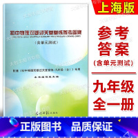 物理堂堂练 参考答案 九年级/初中三年级 [正版]新版2024-20254学年度 初中物理双基过关堂堂练参考答案 (含单