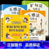 [全4册]好词好句好段+五感法+扩句法 小学通用 [正版]小学生作文书大全 三年级四至六小学五年级辅导训练 分类满分获奖