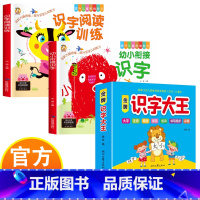 幼小衔接识字+识字大王+识字阅读训练 [正版]识字大王 幼儿学前看图认字识字书 3-4-5-6-7岁儿童宝宝幼小衔接趣味