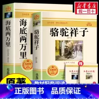 海底+骆驼 [正版]任意两本限价29.8七年级下册必读全套2册 海底两万里和骆驼祥子原著书老舍初中版儒勒凡尔纳初一学生课