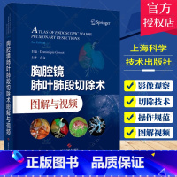单本全册 [正版]胸腔镜肺叶肺段切除术图解与视频 高文 主译 介绍胸腔镜肺叶和肺段切除的技术操作 静态图像 视频 上海科