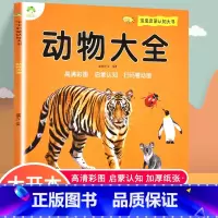[正版] 宝宝启蒙认知大书动物大全颜色绘本儿童0-1-3-4-5-6-7-8周岁宝宝读物认识名车各国卡片看图识动物