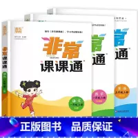 1年级上[语数英]3本套装 小学通用 [正版]2025非常课课通三年级下四年级下册五年级上册六年级上一年级二年级江苏教版