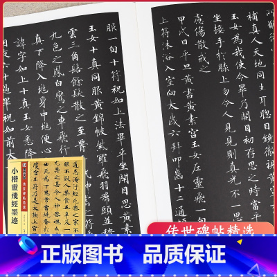 [正版] 墨点字帖 小楷灵飞经墨迹/传世碑帖精选 初学者毛笔字帖入门练习 历代老碑帖法书选名品系列书法拓片 毛笔字帖