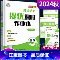 语文 七年级上 [正版]2024秋 亮点给力提优课时作业本七上数学苏科版江苏 初一7七年级上册同步练习册苏教必刷题复习题