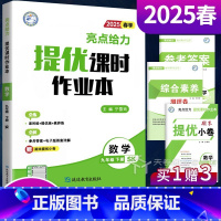 语文(人教版) 九年级上 [正版]2025亮点给力提优课时作业本九年级数学下册苏教版江苏科版 9年级教辅同步练习册一课一