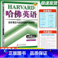 完形填空与阅读理解[七年级上] 高中通用 [正版] 2024版初中哈佛英语七年级八九年级+中考完形填空与阅读理解高一
