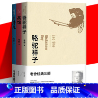 [正版] 老舍经典三部 3册套装 骆驼祥子+茶馆+月牙儿 话剧代表作 中国当代文学长短篇小说散文随笔书籍 作家出版