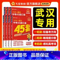 7本:语数英物化政史 武汉市 [正版]2025新版武汉中考45套汇编真题试卷金考卷英语数学语文物理化学政治历史真题卷20