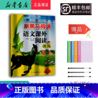 语文 三年级下 [正版] 2024新版 新黑马阅读 语文课外阅读训练 三年级 B版