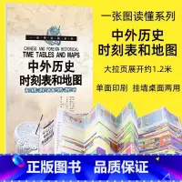 [正版]2023新版中外历史时刻表和地图一张图读懂系列 中外历史地理时空对照时代历史地图对应学习用地图 成人青少年中小