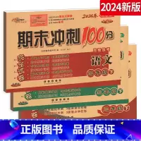 [正版]2024春 期末冲刺100分 三年级 下册语文数学英语3本套装 人教版全新版 小学3年级下册总复习测试卷 期末