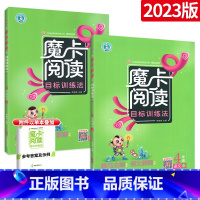 [全国版]魔卡阅读四上下2册装 小学通用 [正版]2023新版 魔卡阅读四年级上册下册三年级五年级六年级上下 小学生语文