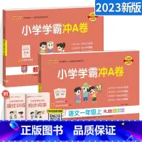 [大部分客户的选择]一年级上册语数 小学一年级 [正版]2024新版小学学霸冲A卷一年级上册下册语文数学人教版pass绿