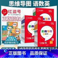 [人教版]语文数学英语3本套装 六年级上 [正版]2024版荣恒红逗号思维导图语文数学英语一二三四五六年级上册 人教版