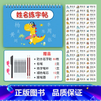 男款笔顺64页+防水名字贴60枚送练字大礼包(请备注宝贝姓名) [正版]名字练字帖姓名定制描红本定做儿童字帖贴学前班幼儿