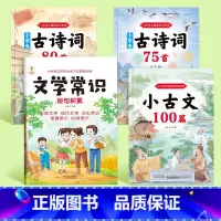 文学常识+小古文+古诗词(75+80首) [正版]小学生必背文学常识大全同步小学语文基础知识中国古代现代文学积累阅读文言