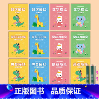 全套12本 幼小衔接 [正版]儿童数字控笔训练描红本练字帖学前班幼儿园初学者幼小衔接写字本幼儿数字练字帖贴小班中班大班写