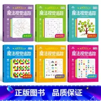 全套魔法视觉训练六本 [正版]专注力训练魔法视觉追踪训练图书注意力训练幼儿园小学生提高专注力神器视觉分辨培养视力图形数字