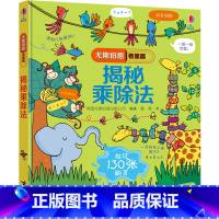 揭秘乘除法 [正版]揭秘数学3D立体翻翻书尤斯伯恩看里面系列精装版3-6-9-12岁认知启蒙绘本幼儿童益智科学探索乘法表