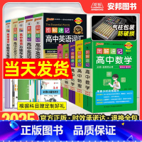 [语文]文言文全解 高中通用 [正版]2025图解速记高中数学物理化学生物政治历史地理pass绿卡图书口袋书小本高中英语