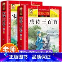 [全2册]唐诗三百首+宋词三百首 [正版] 唐诗三百首小学生彩图注音版 完整版全集宋词三百首儿童版一年级带拼音唐诗300